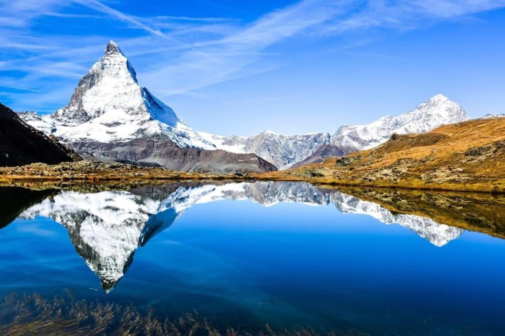Enjoy The View Apartment Close To Zermatt With Parking Tasch Bagian luar foto